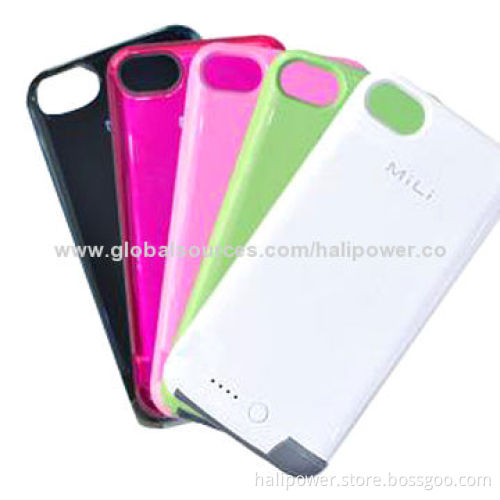 Slim external battery case for iPhone 5/5S
